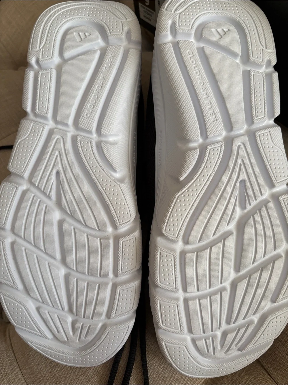 adidas Black and White Mesh Running Sneakers